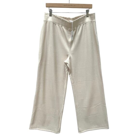Marine Layer Pants - NWT MARINE LAYER Velour
Corduroy Flare Pants L Cream Ribbed Wide Leg High